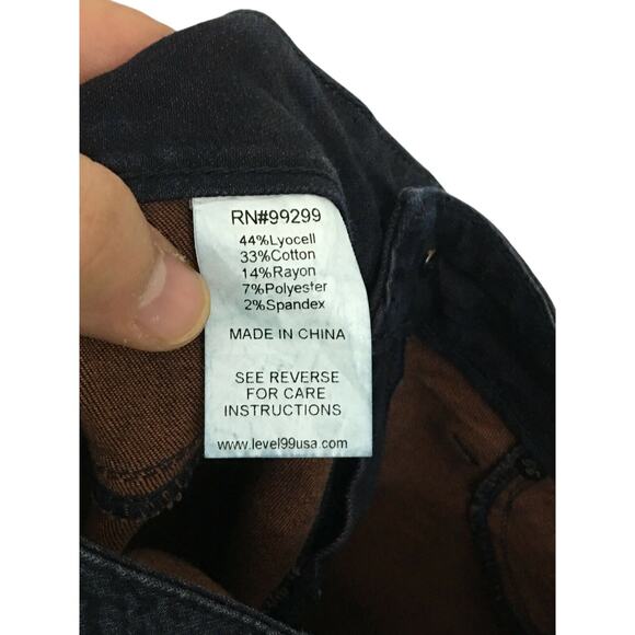 Level 99 Jeans Janice Ultra Skinny Snake Animal Skin Print Stretch Womens 25 - Picture 6 of 7